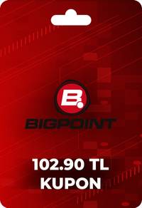 Bigpoint 102.90 TL lik Kupon