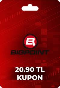 Bigpoint 20.90 TL Kupon