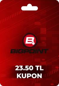 Bigpoint 23.50 TL Kupon