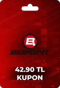 Bigpoint 42.90 TL lik Kupon
