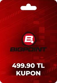 Bigpoint 499.90 TL Kupon