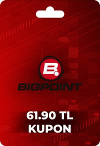 Bigpoint 61.90 TL lik Kupon