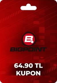 Bigpoint 64.90 TL lik Kupon