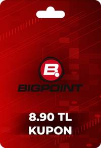 Bigpoint 8.90 TL lik Kupon